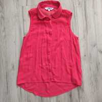 Bluzeczka bluzka letnia zwiewna czerwona r.146