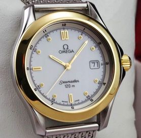 Piękny, duży zegarek Omega Seamaster 120 XL 14k/SS. 94r. Stan idealny