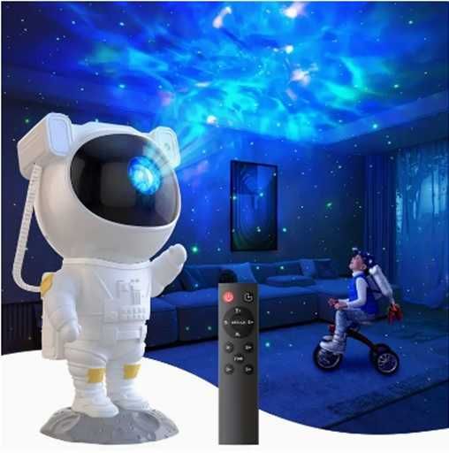 Projetor De Galáxia - Astronauta 23 cms com comando