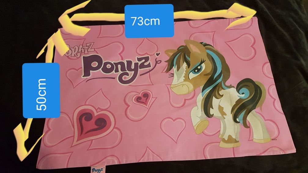 Pościel dziecięca singiel -licencjonowana "Bratz Ponyz"