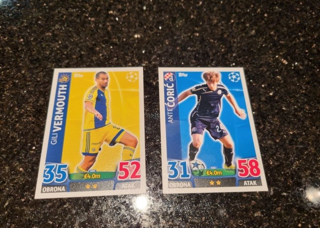 2szt NOWE Karty UEFA Champions League TOPPS Match Vermouth Ćorić
- 408