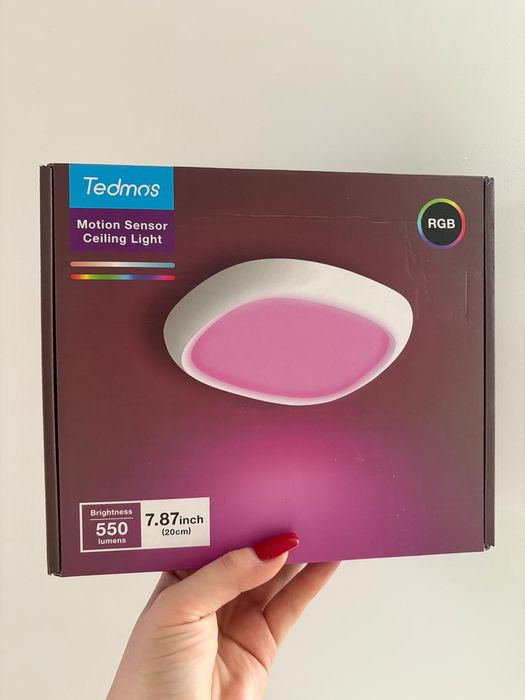 Lampa sufitowa z czujnikiem ruchu na baterie – 550 lm TEDMOS