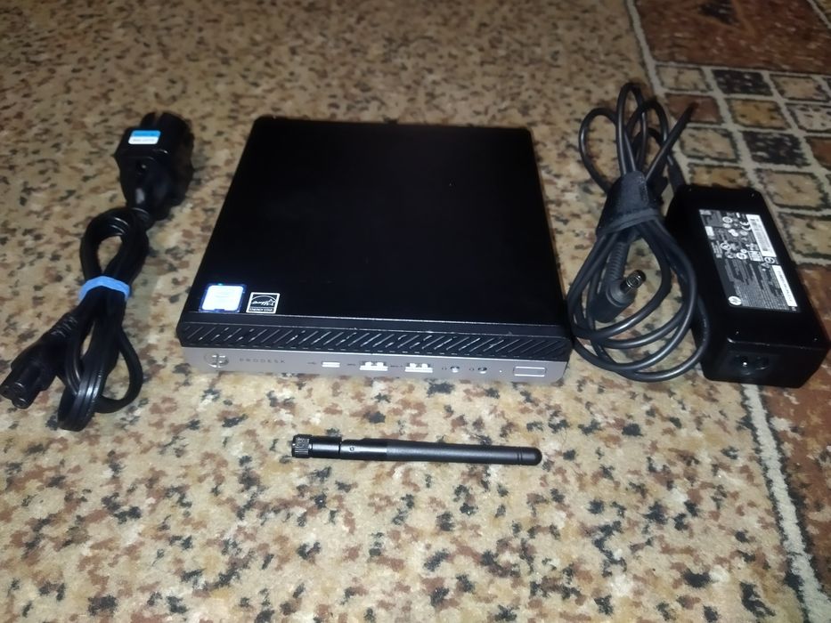 Mini PC‼️i3-8100T,DDR4 8gb,HDD 500gb,WiFi Bluetooth,Win10,HP 600 G4.