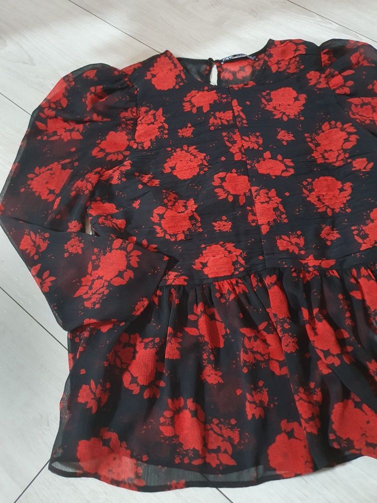 Koszula ZARA S kwiaty