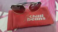 Oportunidade_Conjunto três pares de óculos de sol (um Chilli Beans fem