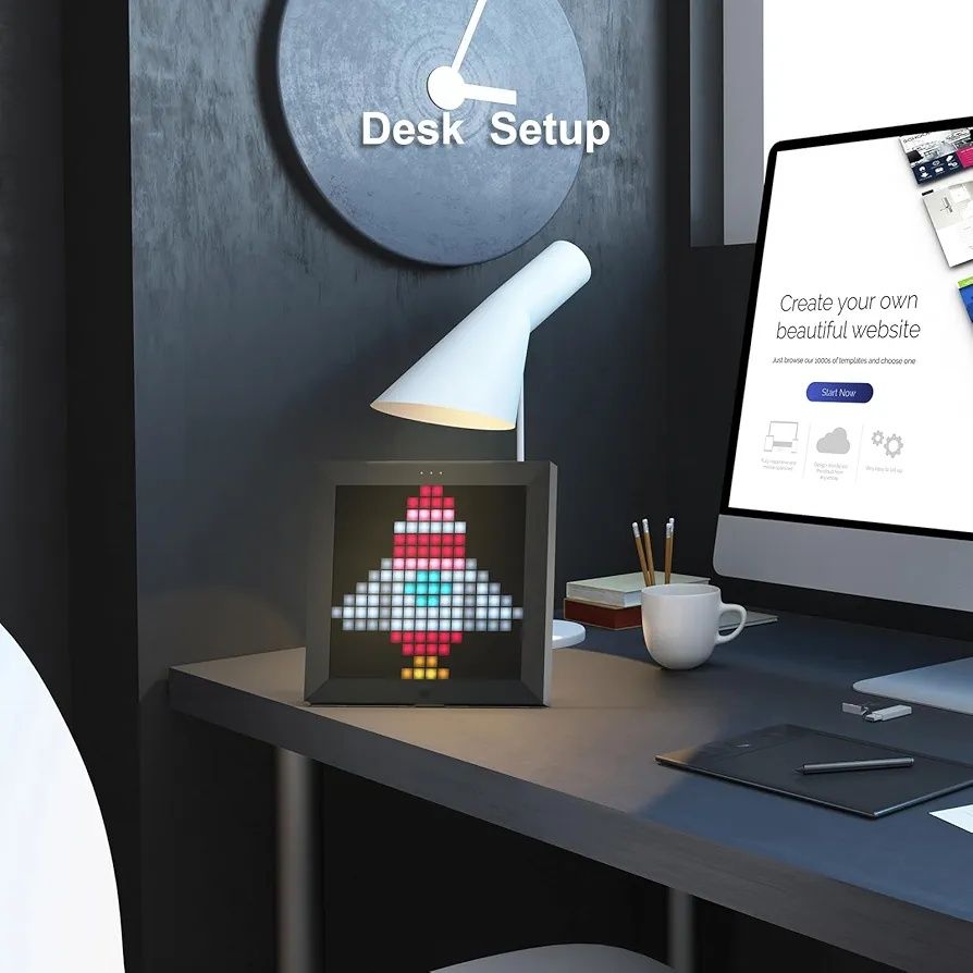 Divoom pixoo pixel ramka led rgb 16x16