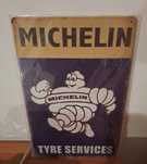 Placa decorativa vintage "MICHELIN" Tyre Service - NOVA!