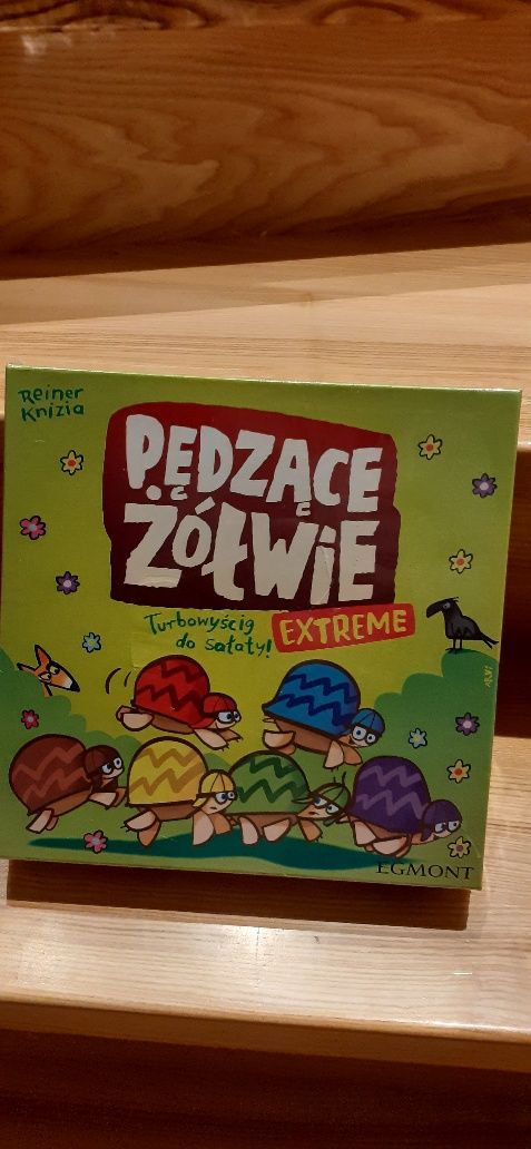 Pędzące Żółwie Extreme NOWA FOLIA, gra planszowa, Egmont