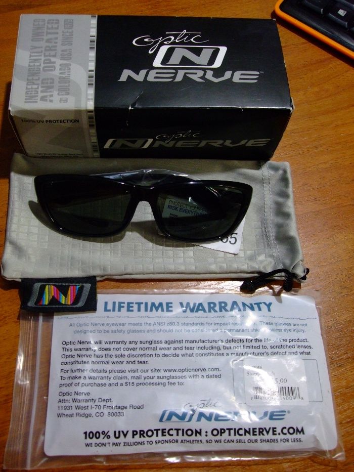 Очки для водителей Optic Nerve Vargas Polarized Black made in USA