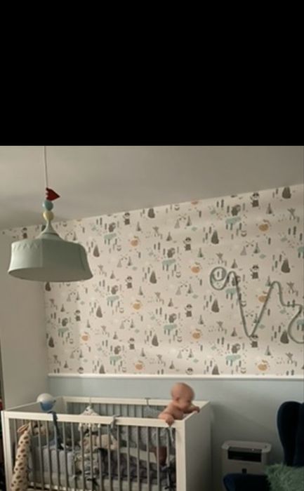 Łozeczko dzieciece białe Vox concept plus materac