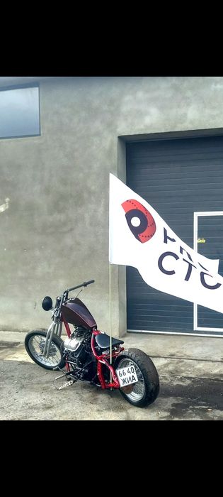 Кастом мото дніпро з мотором від заз