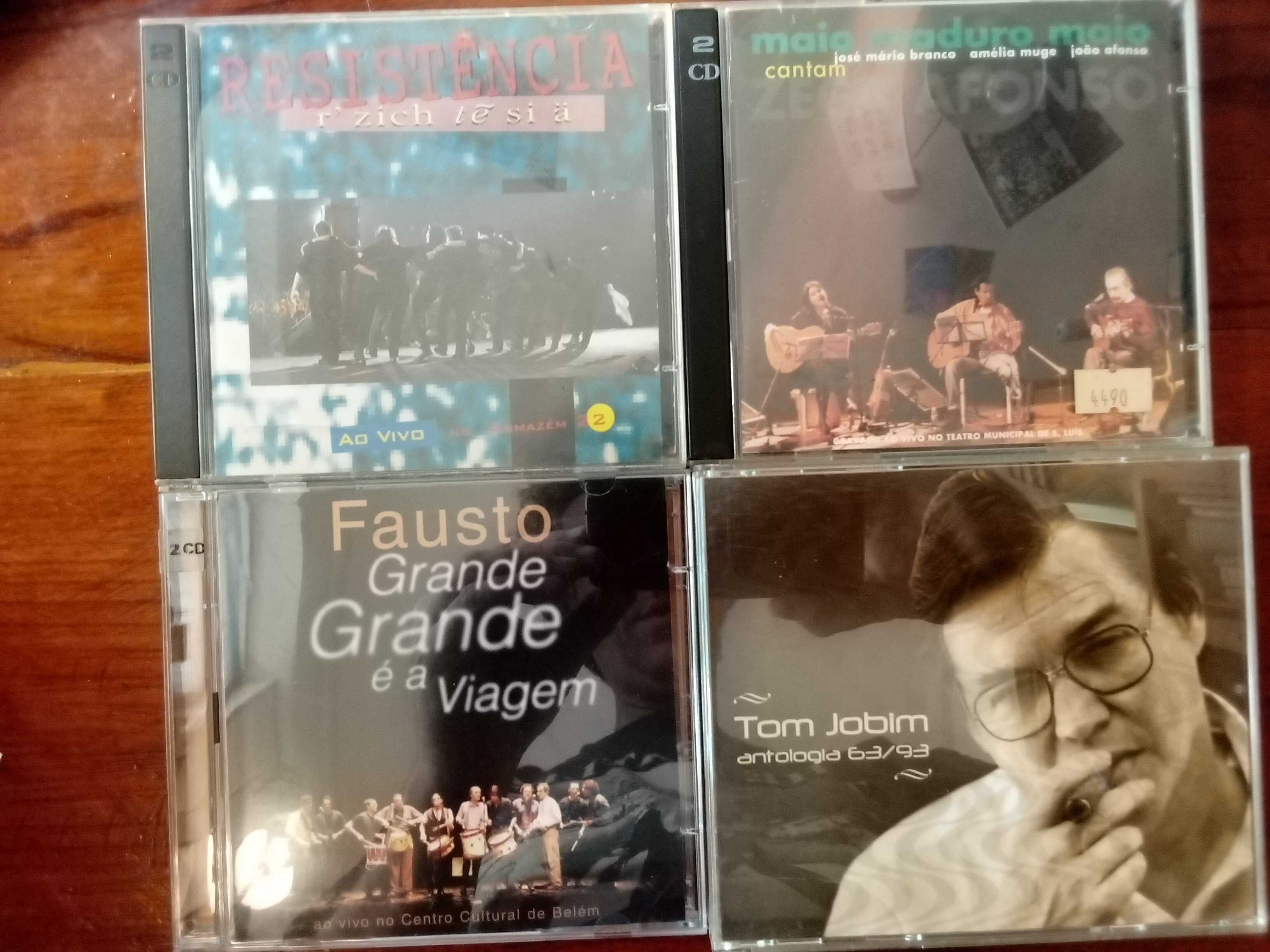 Lote CD - Jacques Brel, Tom Jobim, Madredeus - Vários preços