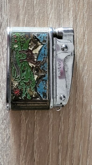 Isqueiro Vintage CROWN Suíça - Swiss