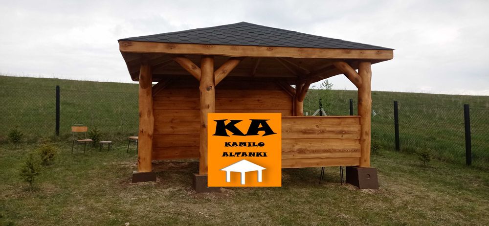 Altanka, Altana, Altanki, Altany na grubym balu ogrodowe