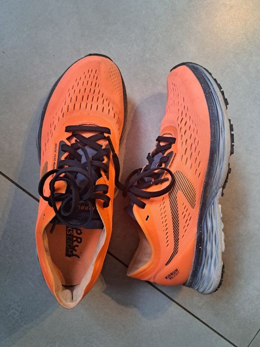 Buty sportowe do biegania KIPRUN damskie r. 39 24,5 cm pomarańczowo-gr