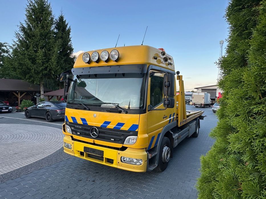 Mercedes-Benz Atego 1224 Pomoc Drogowa Laweta Widły  Balkon , 2 auta , Najazd , Platforma , Widły