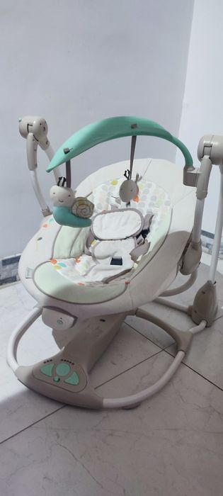 Elektryczny bujaczek leżaczek dla niemowlaka noworodka