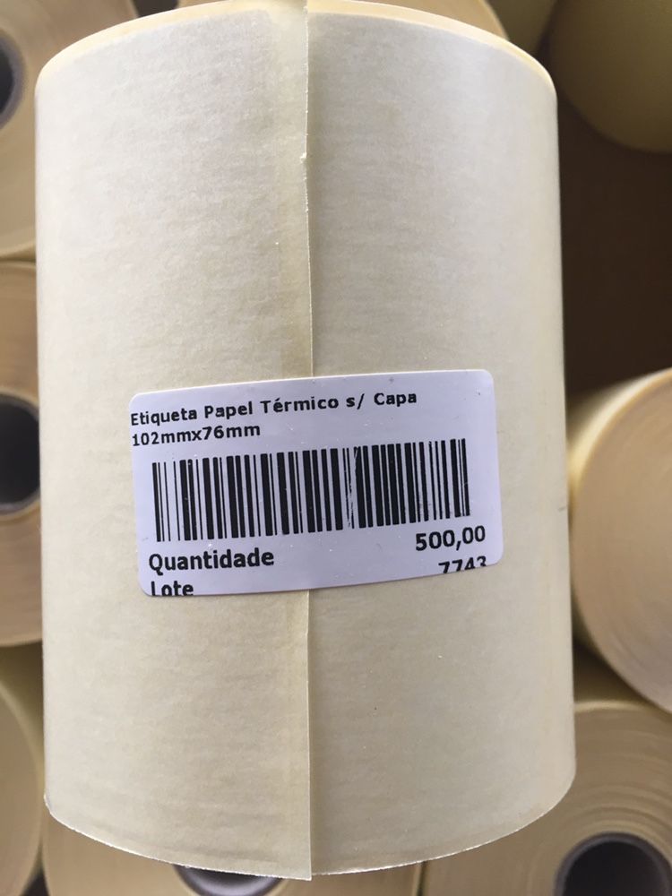 Etiquetas papel termico 102x76mm
