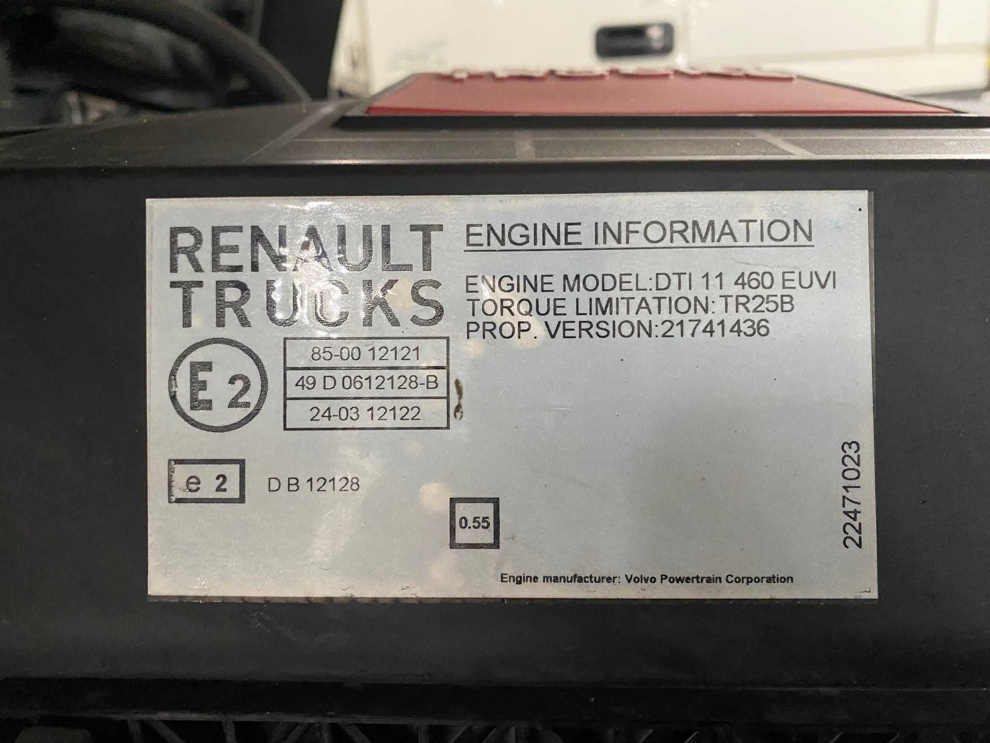 Двигун Двигатель Мотор Рено Renault Range T Gama  DTI 11 460 EUV Euro6