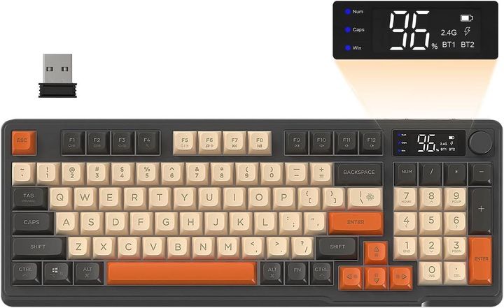 Бездротова ігрова клавіатура FREEWOLF M96