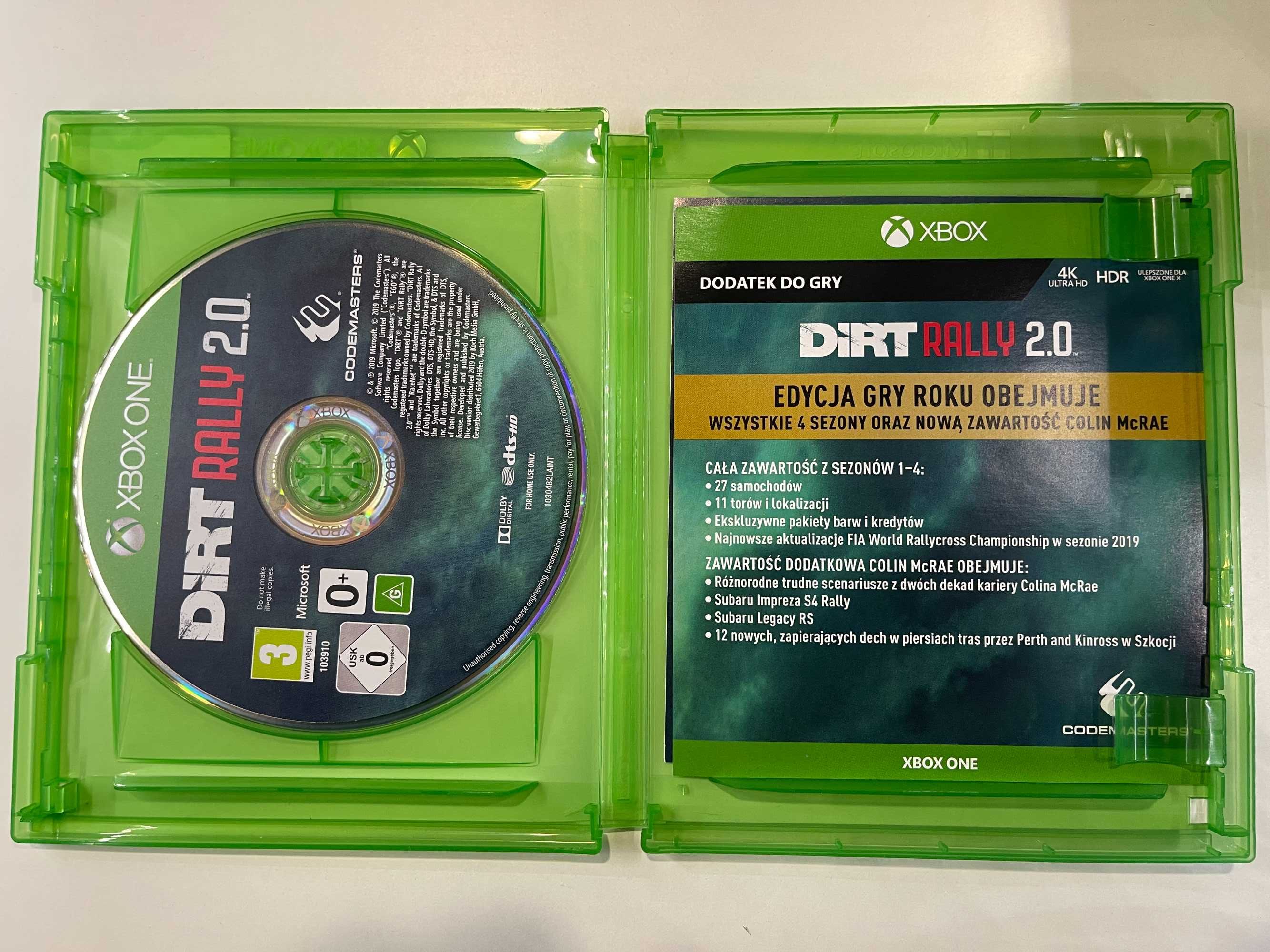 Dirt Rally 2.0 Xbox One