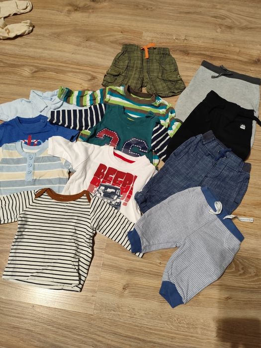 Paka ubrań niemowlęcych 56