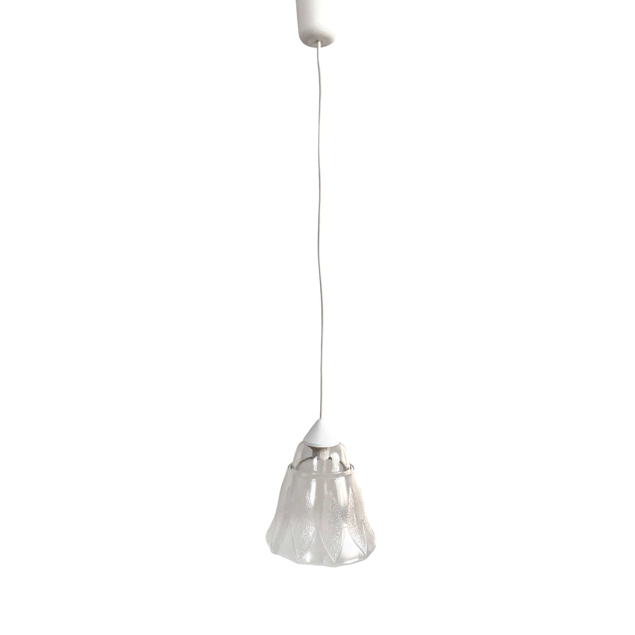 Lampa wisząca kwiat, Narva Leuchen, Niemcy, lata 70.