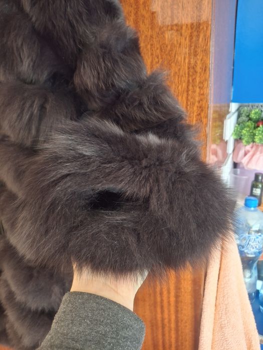 Шубка-трансформер из песца