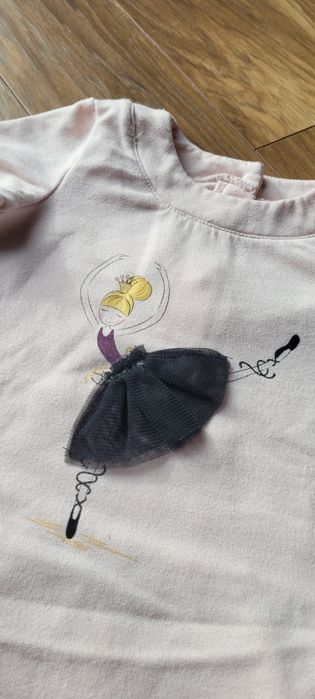 Cienka bluza/tunika z falbanką f. Maggie Zoe - rozm. 3 latka