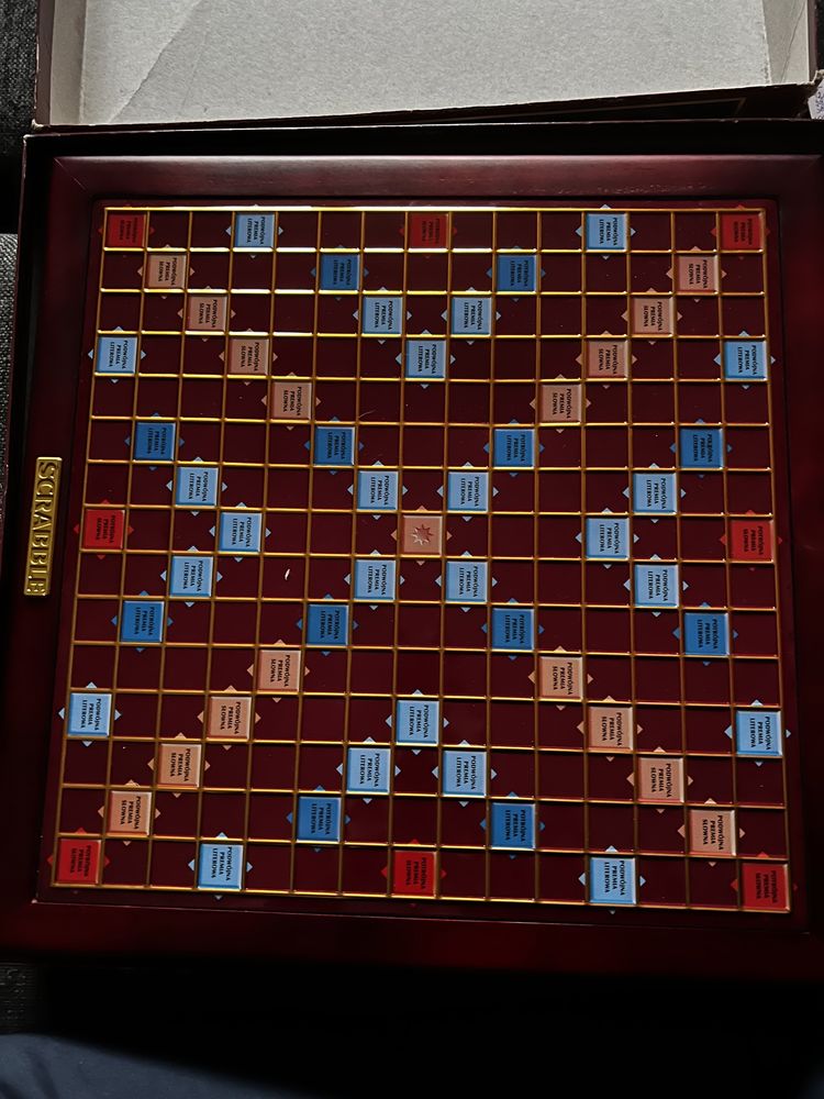 Scrabble deluxe Unikat