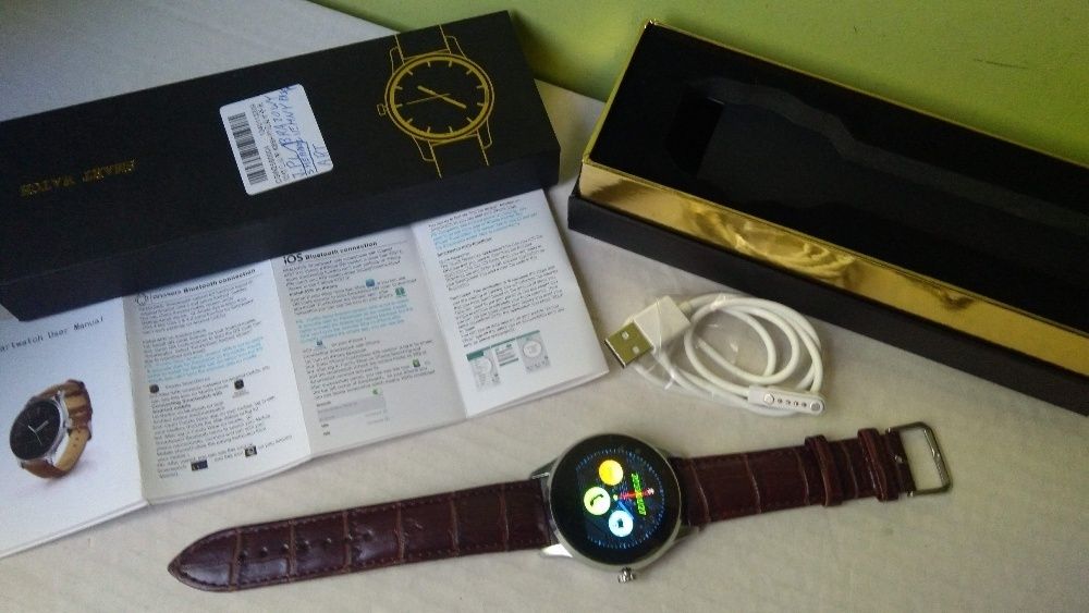 ZEGAREK Inteligentny SMARTWATCH Pulsometr iPhone IOS ANDROID Język PL