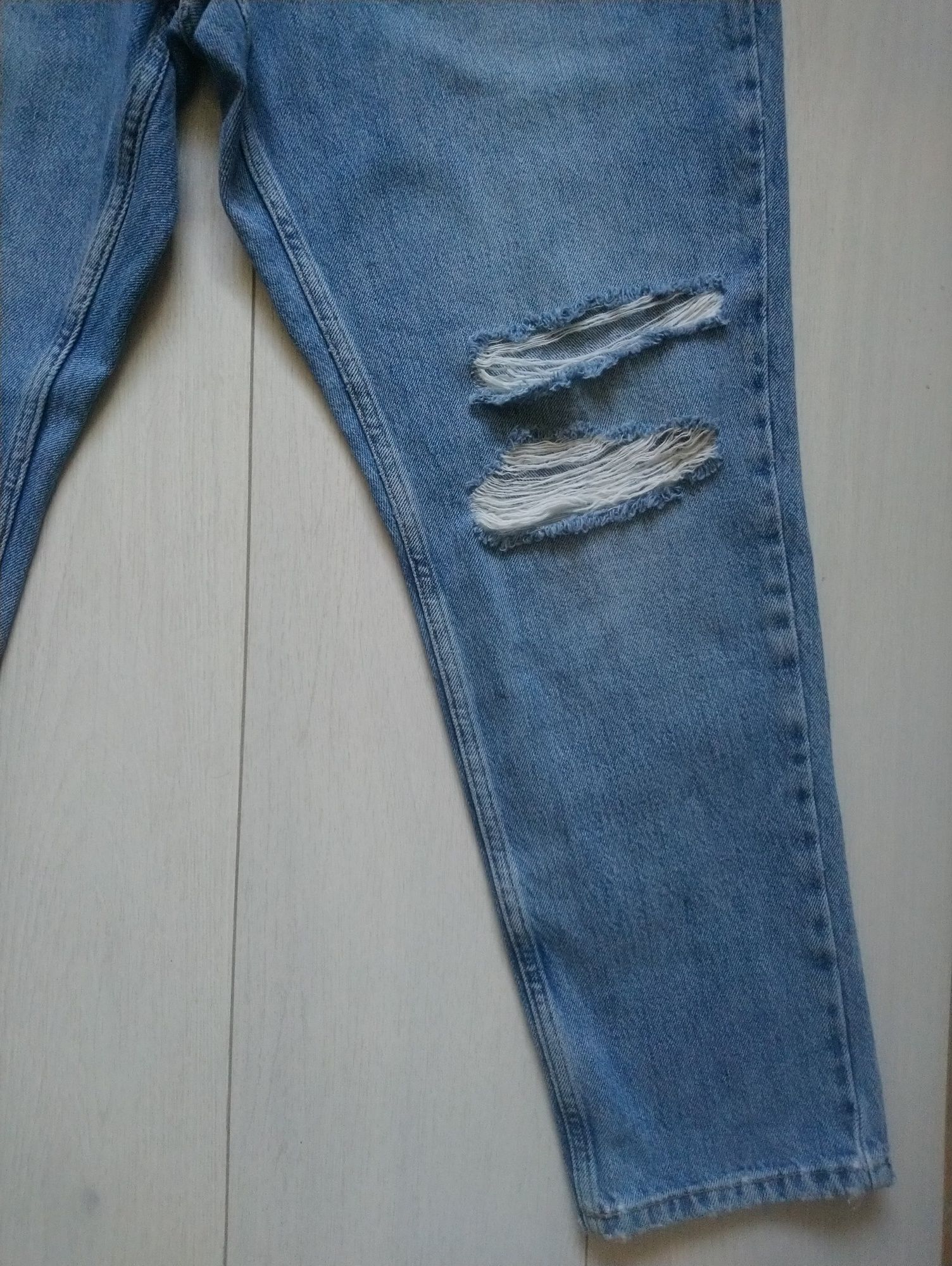 Джинси з дирками для вагітних W34, L30 Topshop
