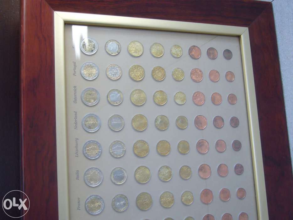 Moldura moedas euro 12 países fundadores 2002
