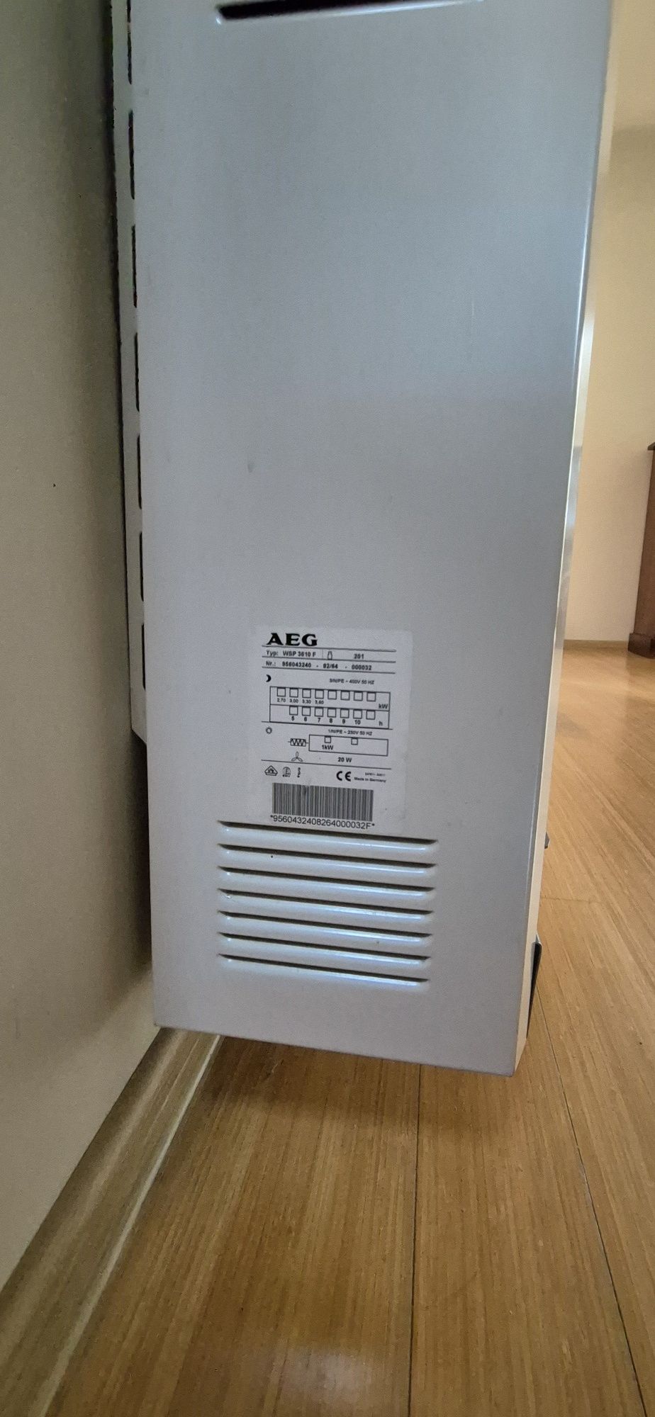 Piec akumulacyjny AEG WSP 3610F