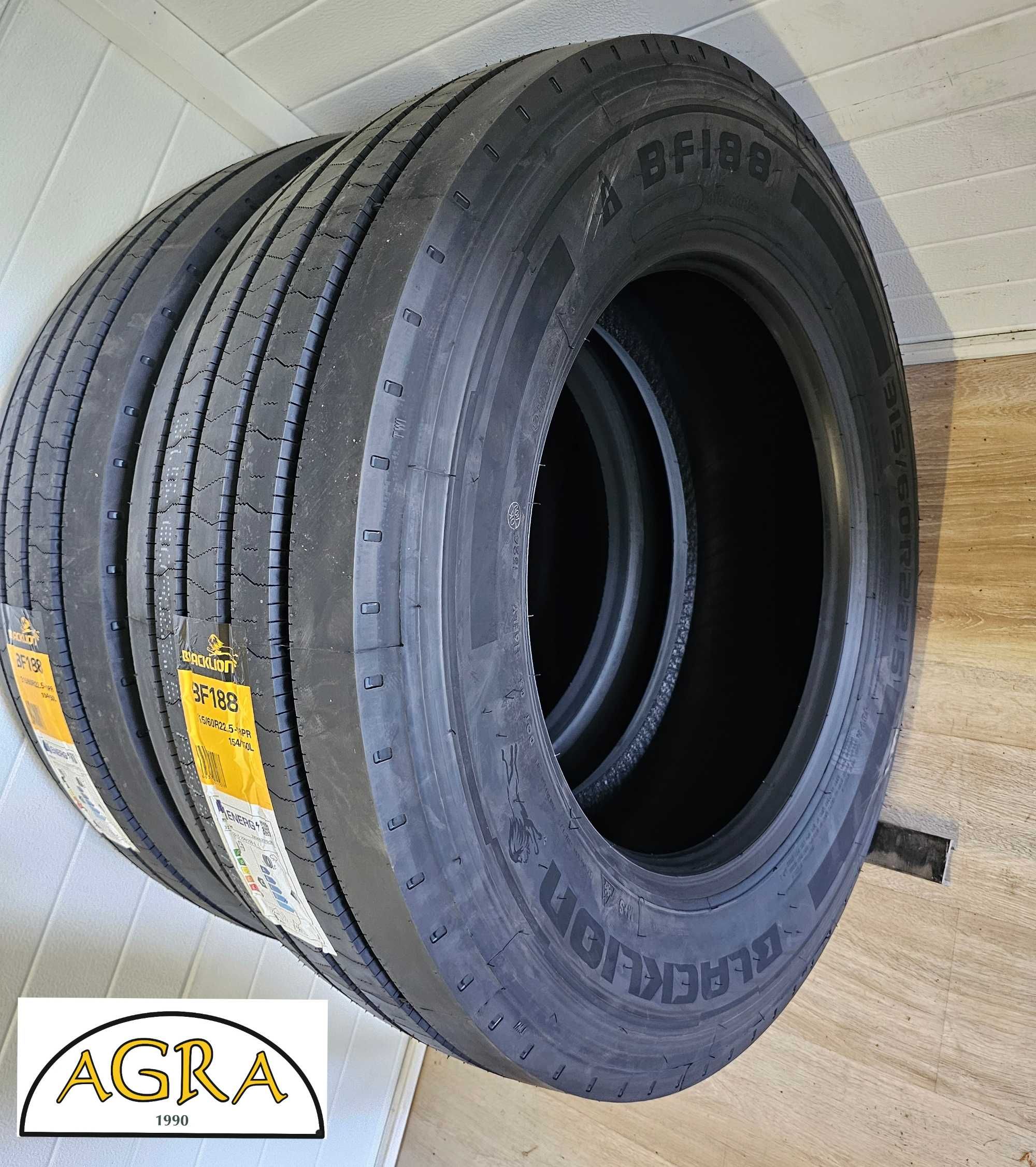 315/60R22.5 (1190netto) BLACKLION  BLACK LION opona opony nowa przód