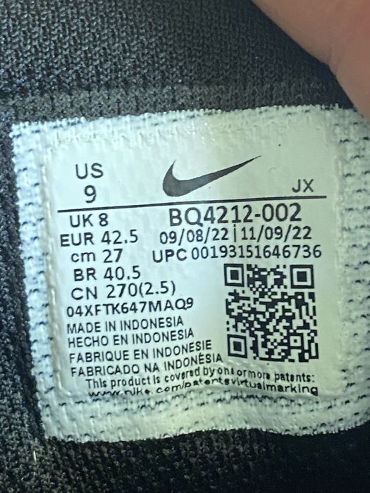Мужские Кожаные Кроссовки Nike Air Flight Legacy 42.5р(27см)