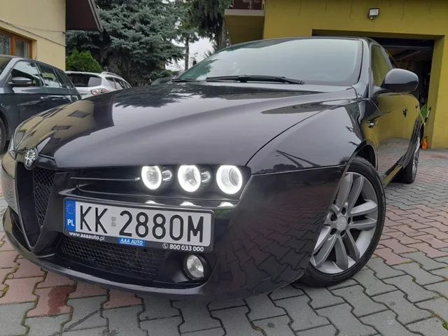 Alfa Romeo 159 Piękna Czarna Alfa 159 1.9jtd 120KM Led Skóry Parktronik