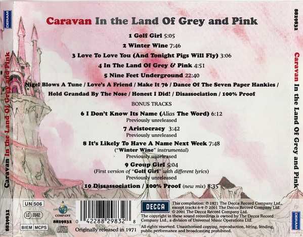 Caravan - In the Land of Grey and Pink (CD RARO)