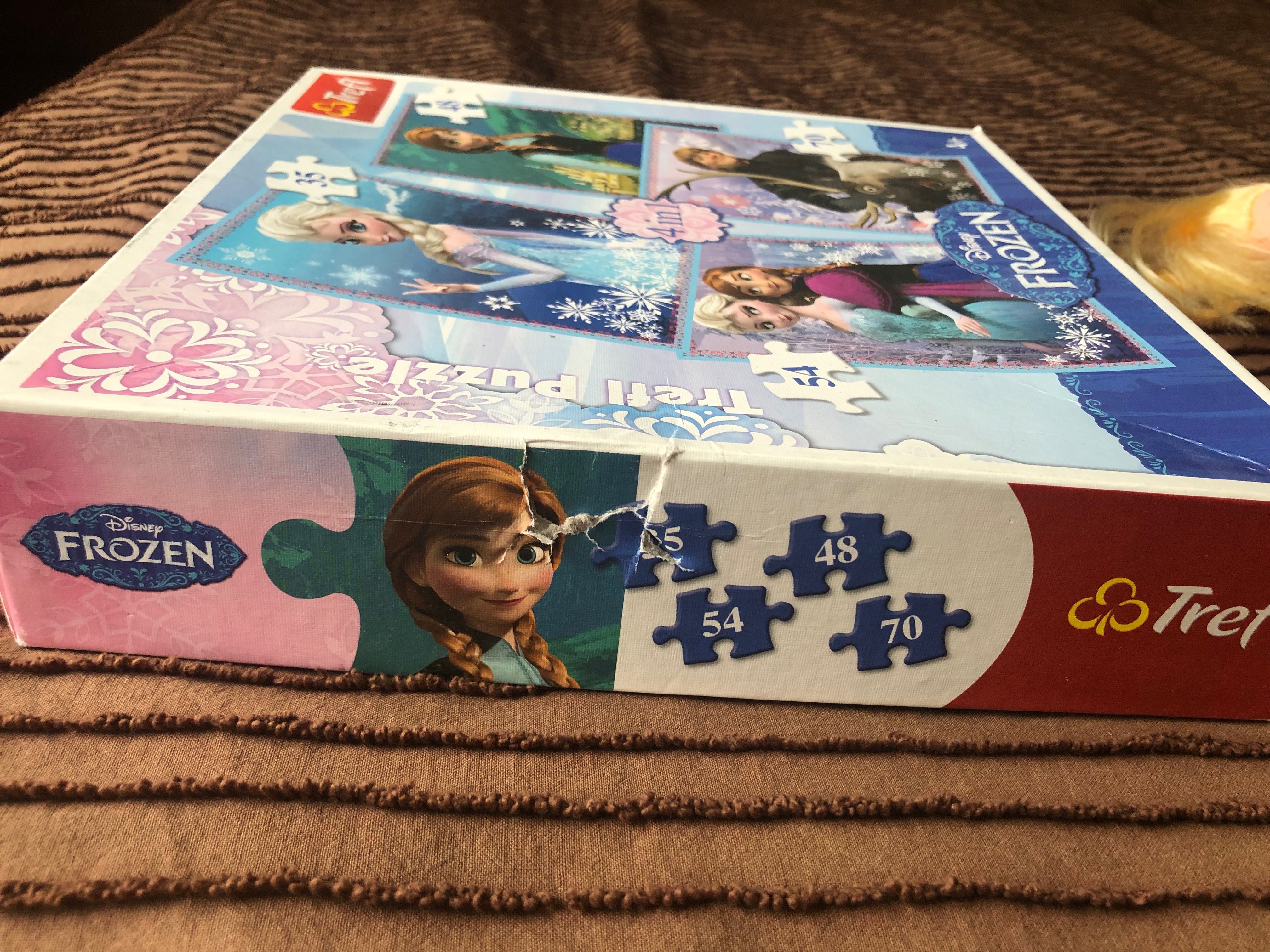 2 x BARBIE + 4 układanki FROZEN