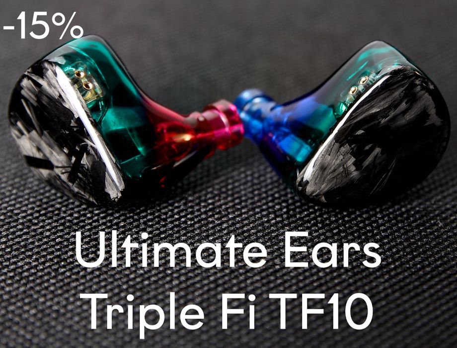 Ultimate Ears UE TripleFi 10 TF10 IEM  - słuchawki kolekcjonerskie