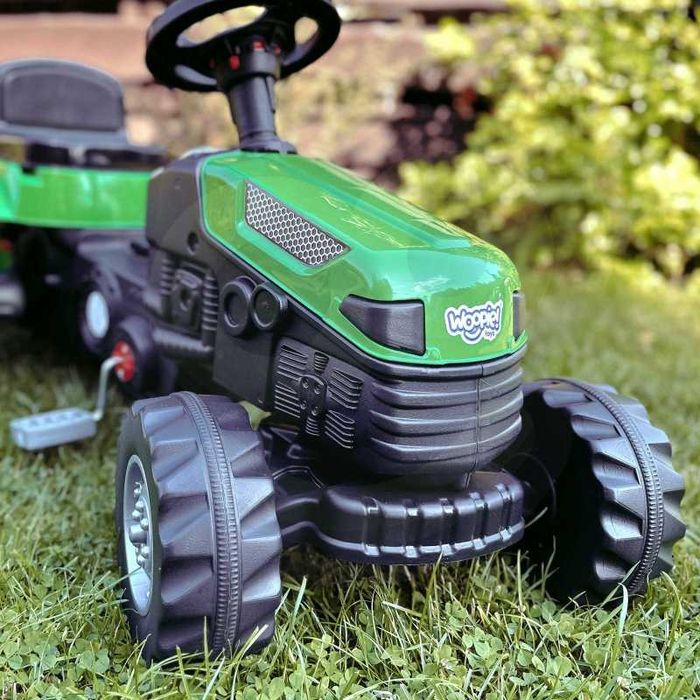 WOOPIE Traktor na Pedały Farmer GoTrac MAXI z Przyczepą – Zielony