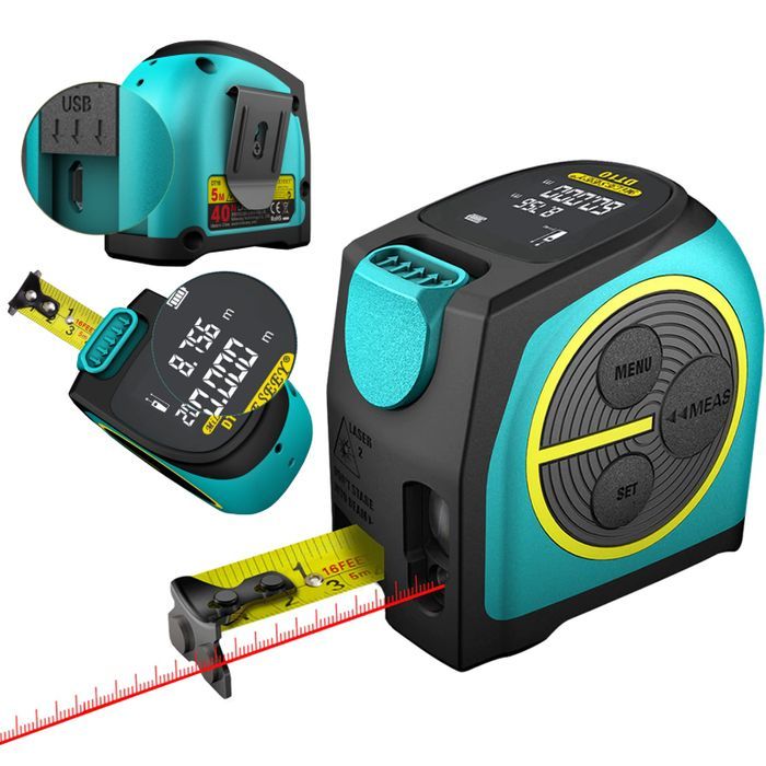 Dalmierz Laserowy Z Miarką DT10-B3-40m