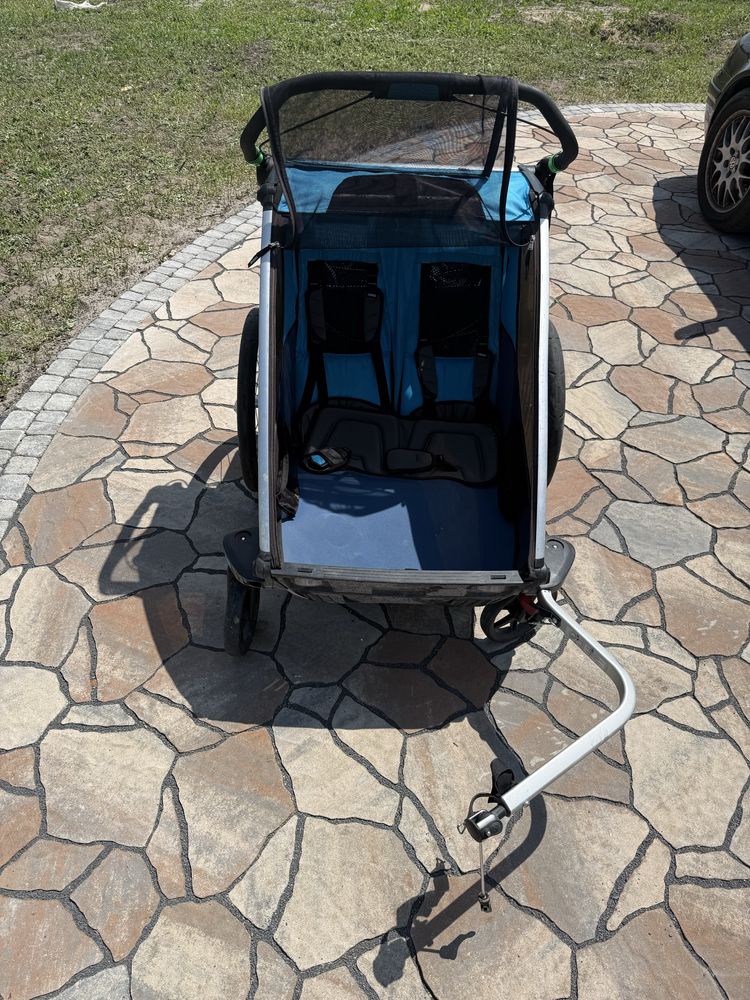 Przyczepka rowerowa Thule Cross 2 jogging dwuosobowa