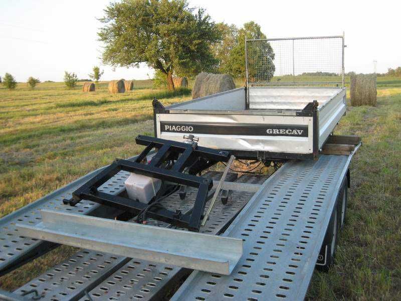 Wywrotka  Kiper Tył Komplet Oryginał 288cm x153cm Piaggio Bremach Aebi