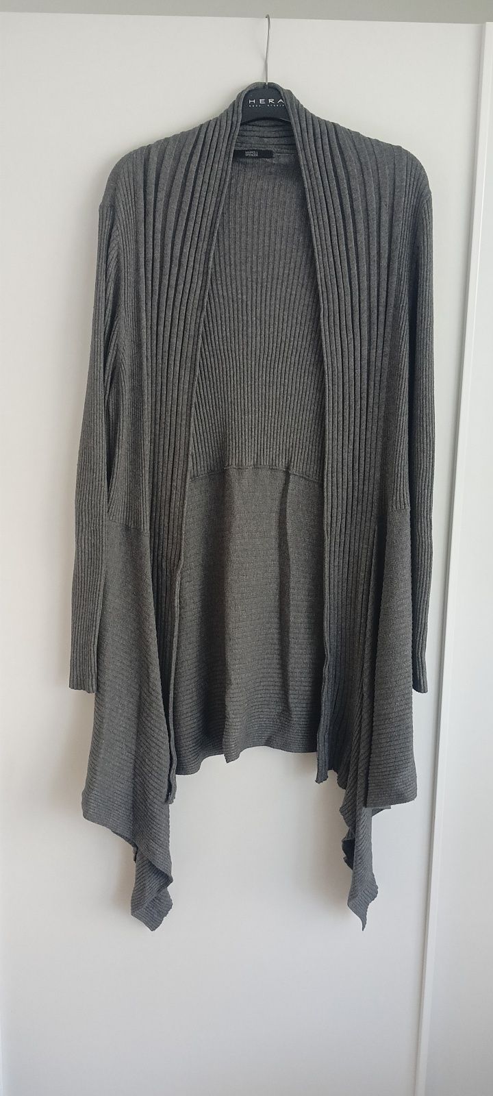 Długi sweter kardigan S/M