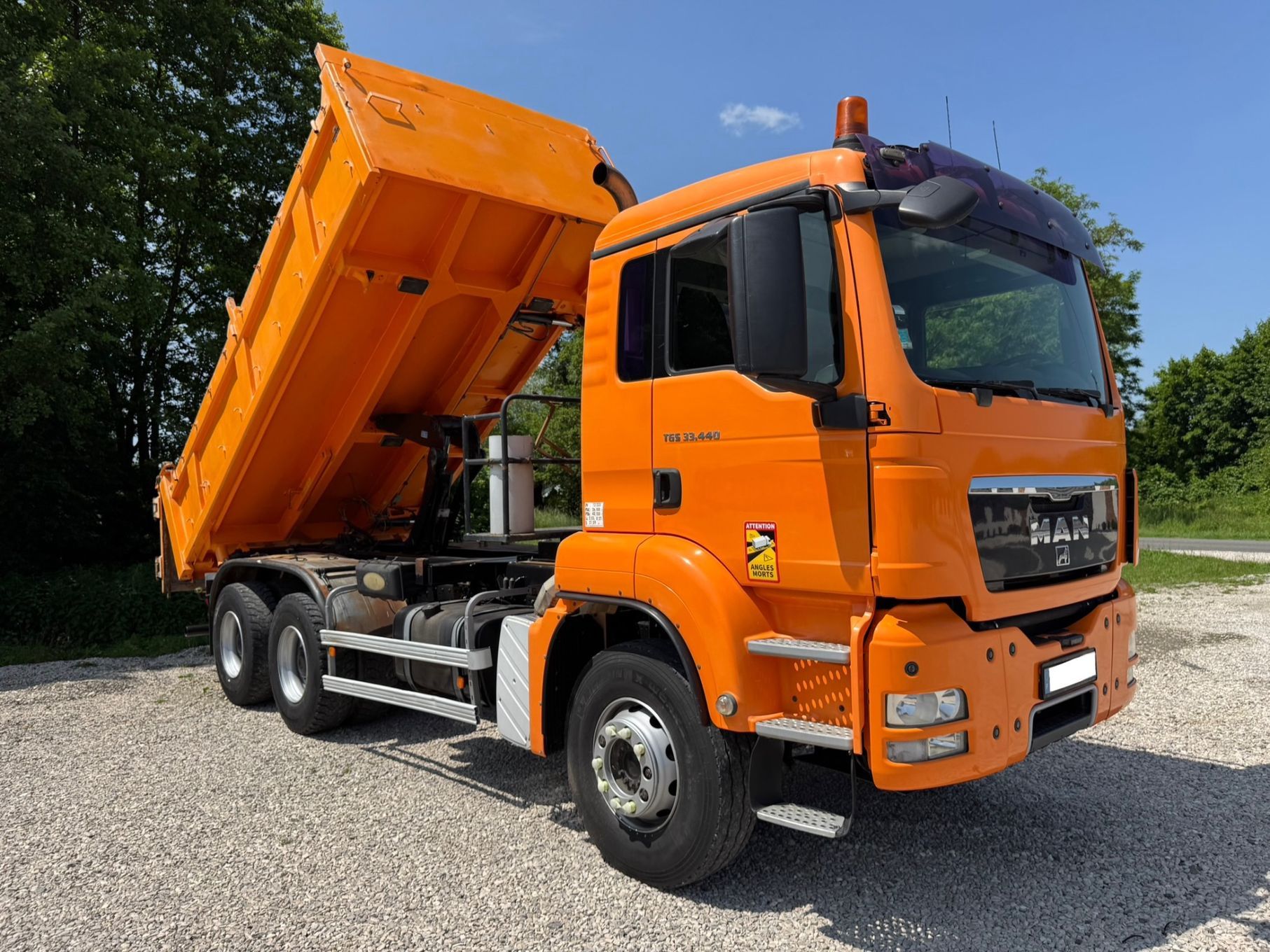 MAN  TGS 33.440 6X4 Kiper Wywrotka Manual Resor Hydroburta Nowe Opony