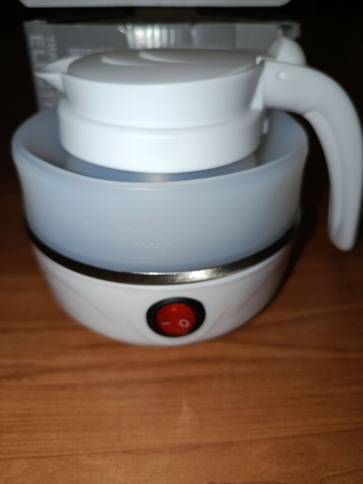 Електричний дорожній чайник SmartTech Foldable Kettle складаний силіко