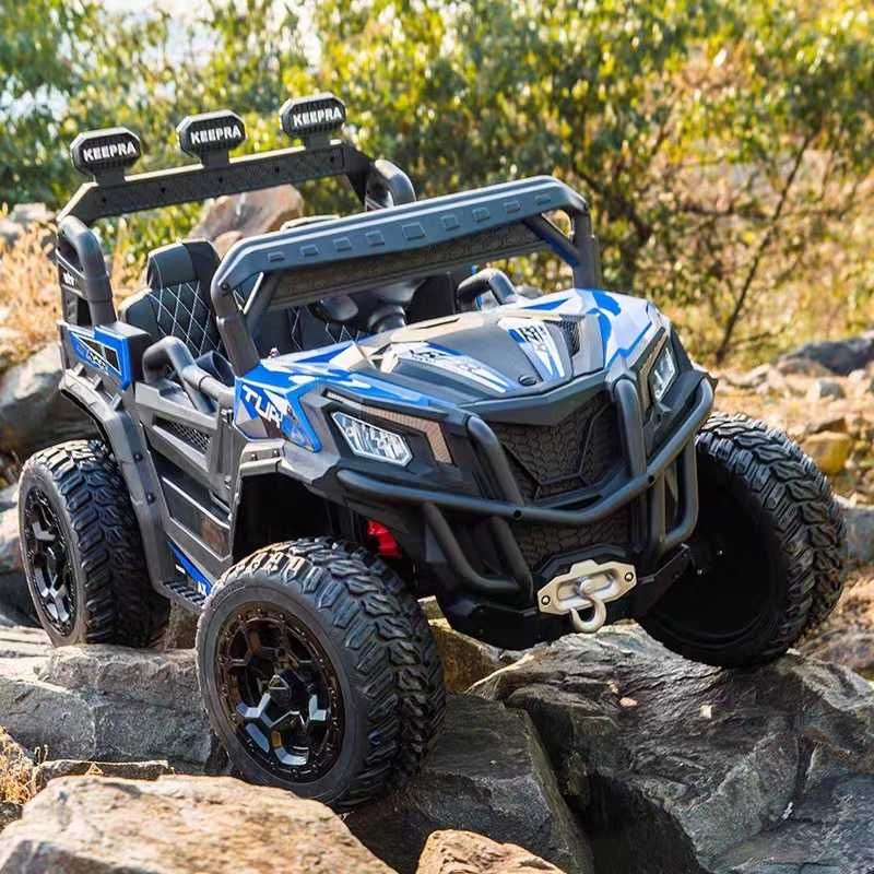 SUPER MEGA BUGGY UTV z napędem 4x4 Samochód Auto na akumulator SKÓRA