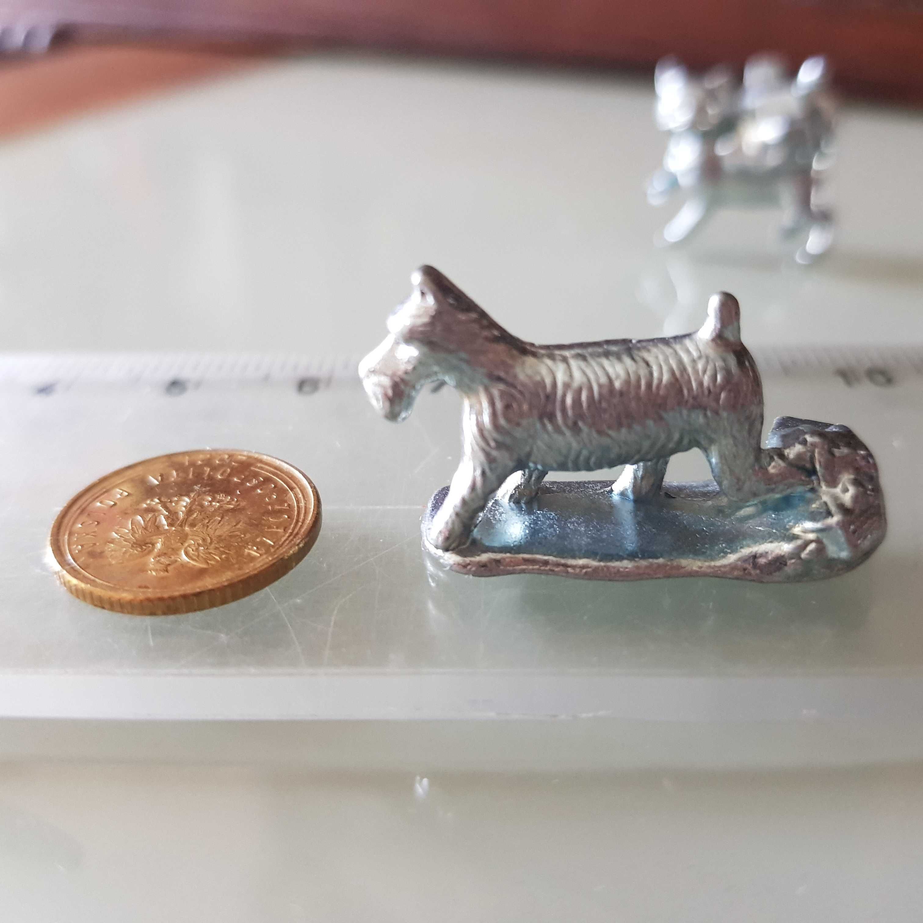 Dinozaur, pies, kot. Zestaw 3 żetonów do gry Monopoly Cheaters Edition