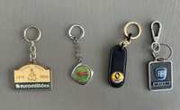 4 Porta chaves Rali Dakar, Mitsubishi, Fiat e Renault
